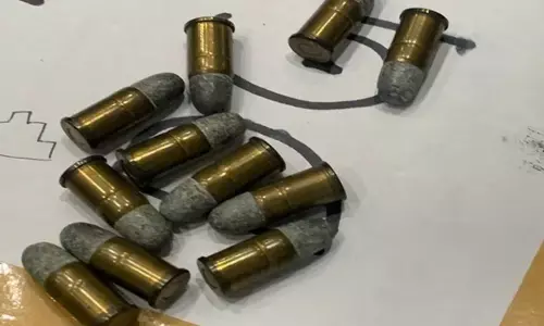 13 bullets found in womans bag at Visakhapatnam airport (Photo/ANI)