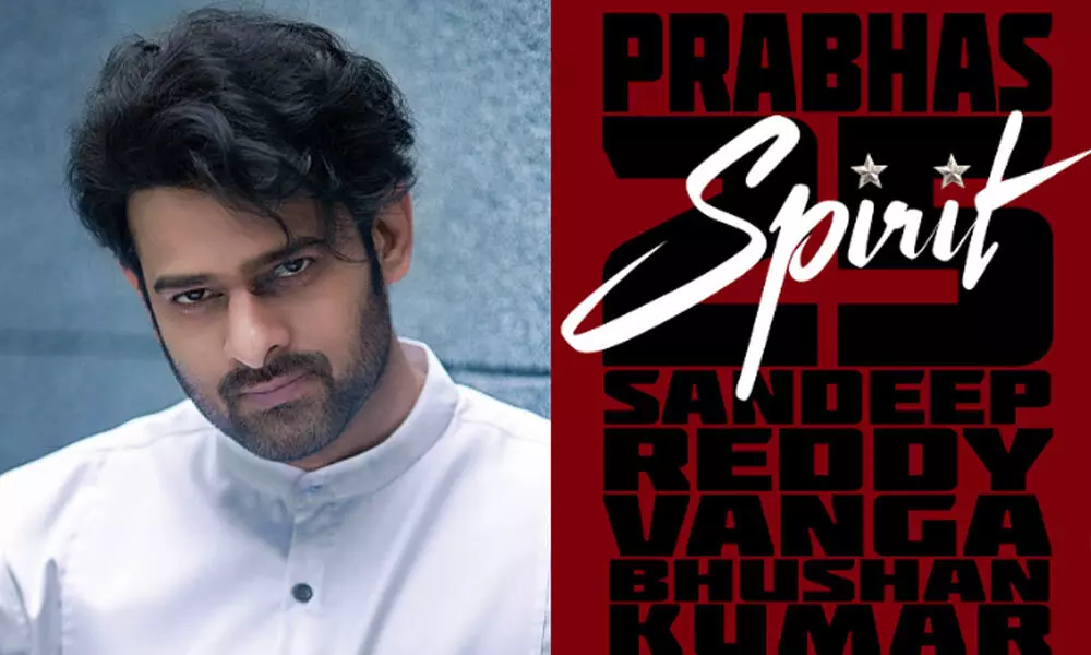 Spirit: Prabhas Teams Up With Sandeep Reddy Vanga For His 25th Movie