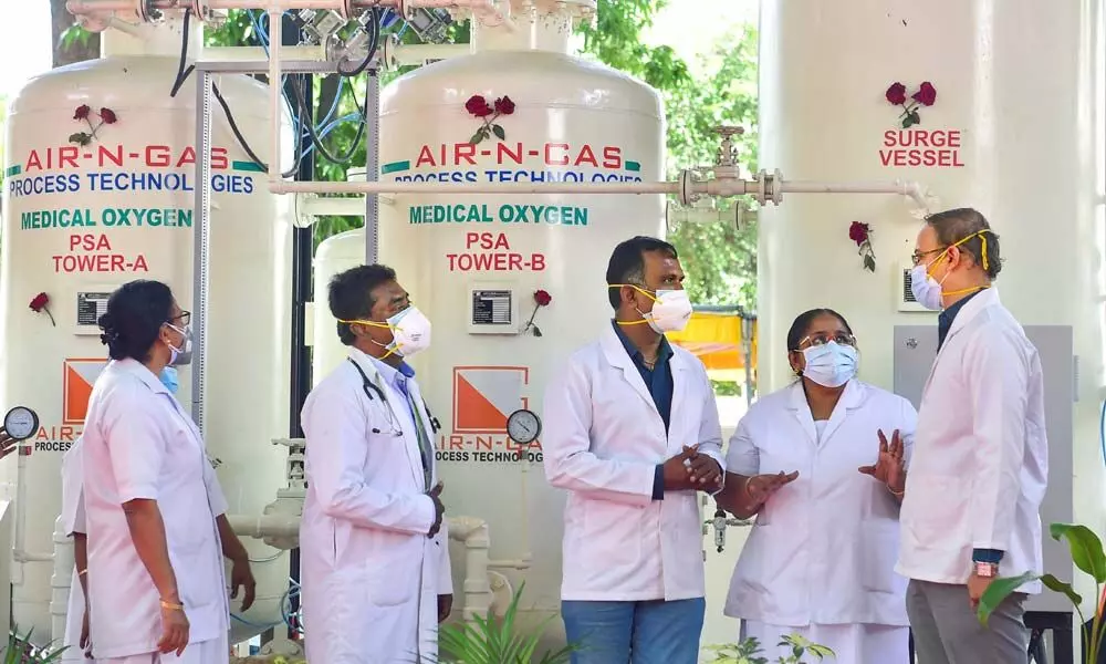 Railway hospital gets oxygen generator plant