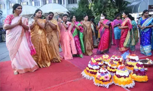 Bathukamma songs echo at Legislature secretariat
