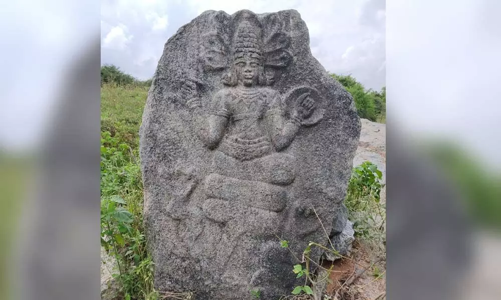 Ancient Adi Sheshu idol discovered