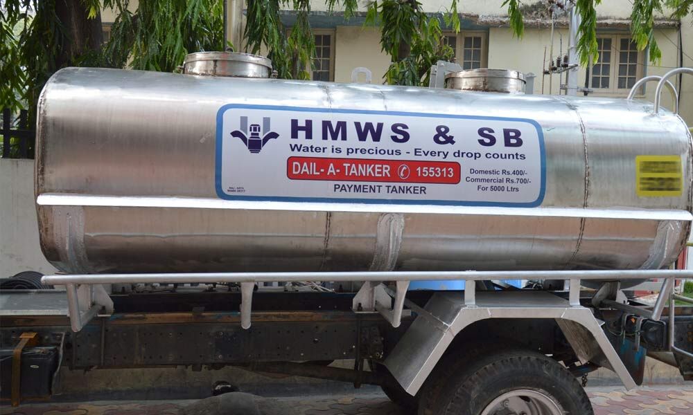 Hyderabad 600 free water tankers diverted to industrial area
