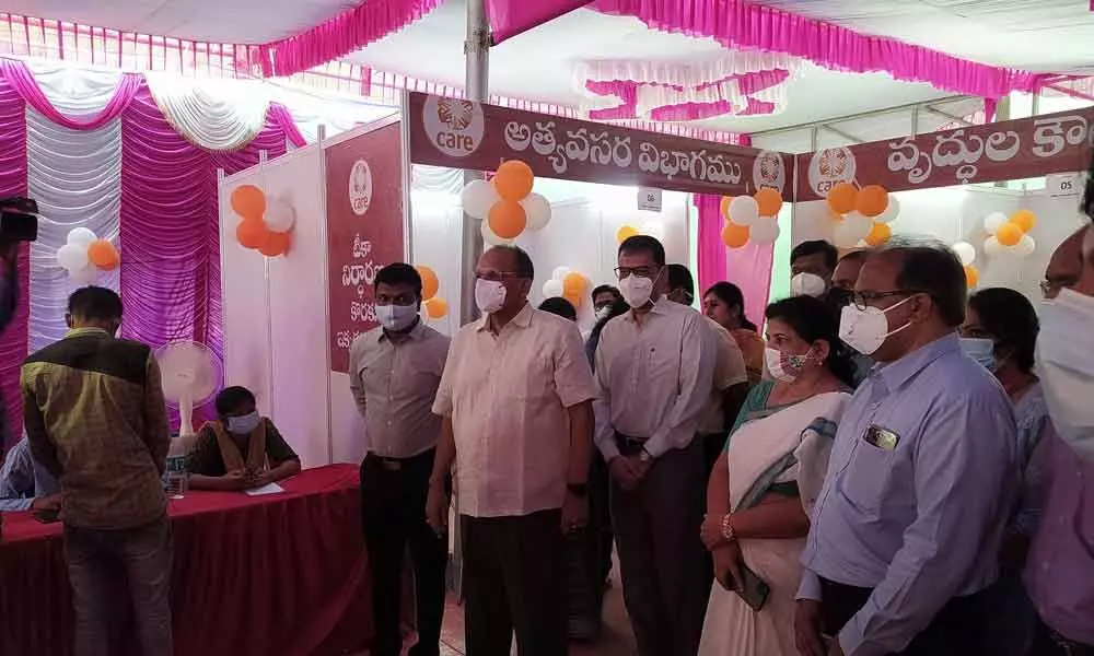 Mega Vaccination drive launched at Khajaguda