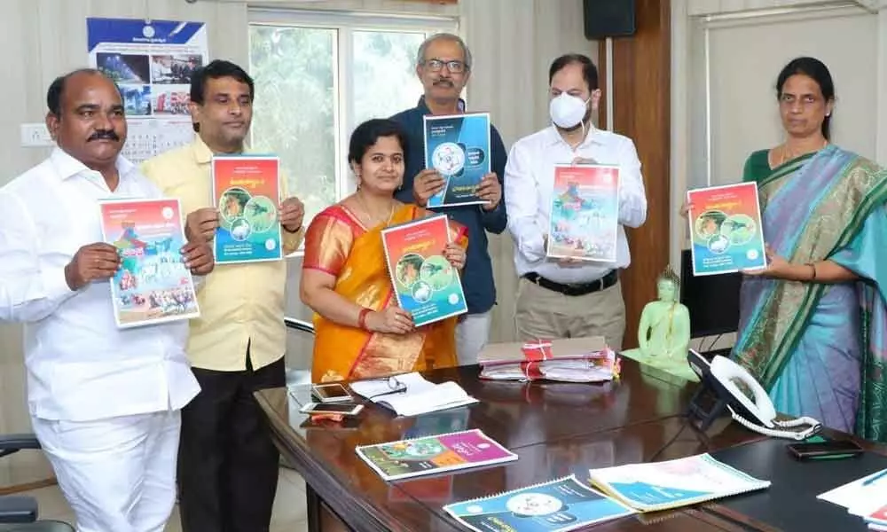 TS Education Minister releases study material