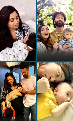 From Shriya Saran To Neha Dhupia: Celebs Who Gave Birth To Little Ones This Year