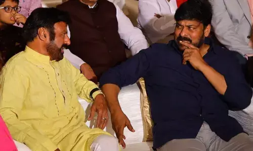 Nandamuri Balakrishna and Chiranjeevi