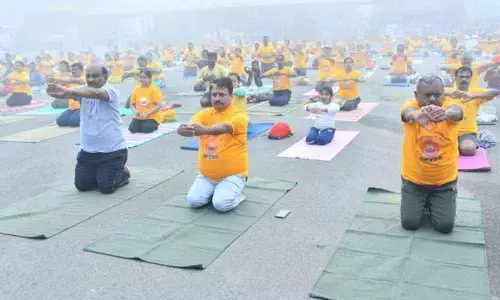 ‘Durga Namaskara’ held at Chamundi Hill