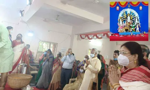 Durga Puja celebrations held amid strict Covid rules