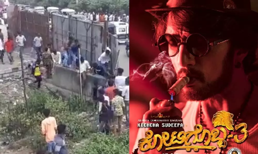 Fans vandalise theatres over Kiccha Sudeep&#39;s Kotigobba-3 release delay