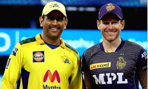 MS Dhoni & Eoin Morgan