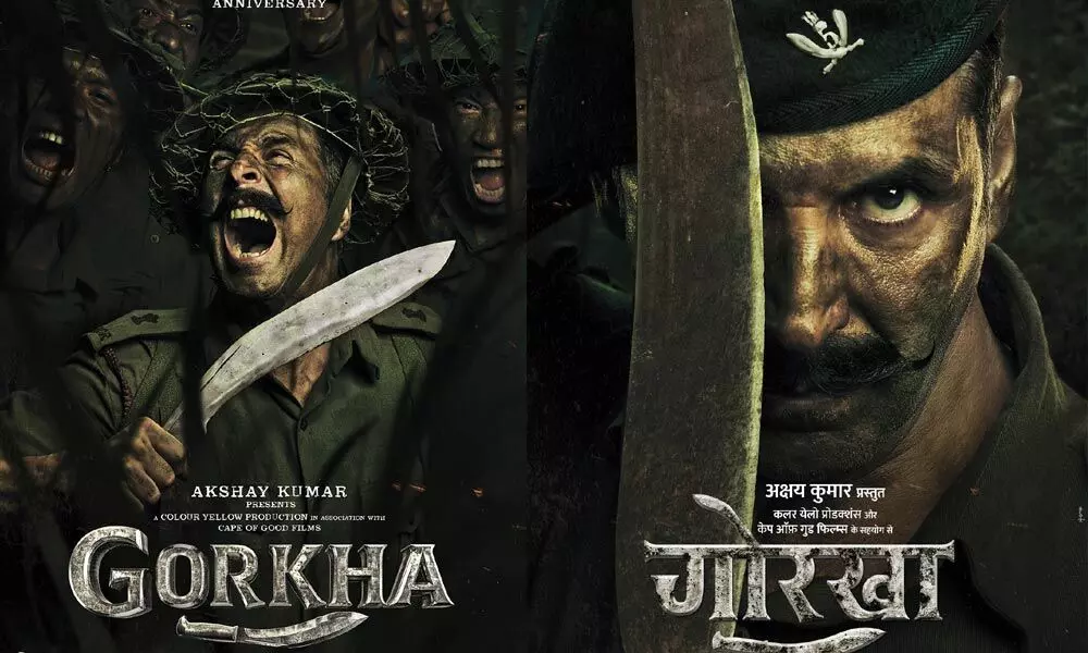 Akshay Kumar shares the first look poster of his next movie ‘Gorkha’