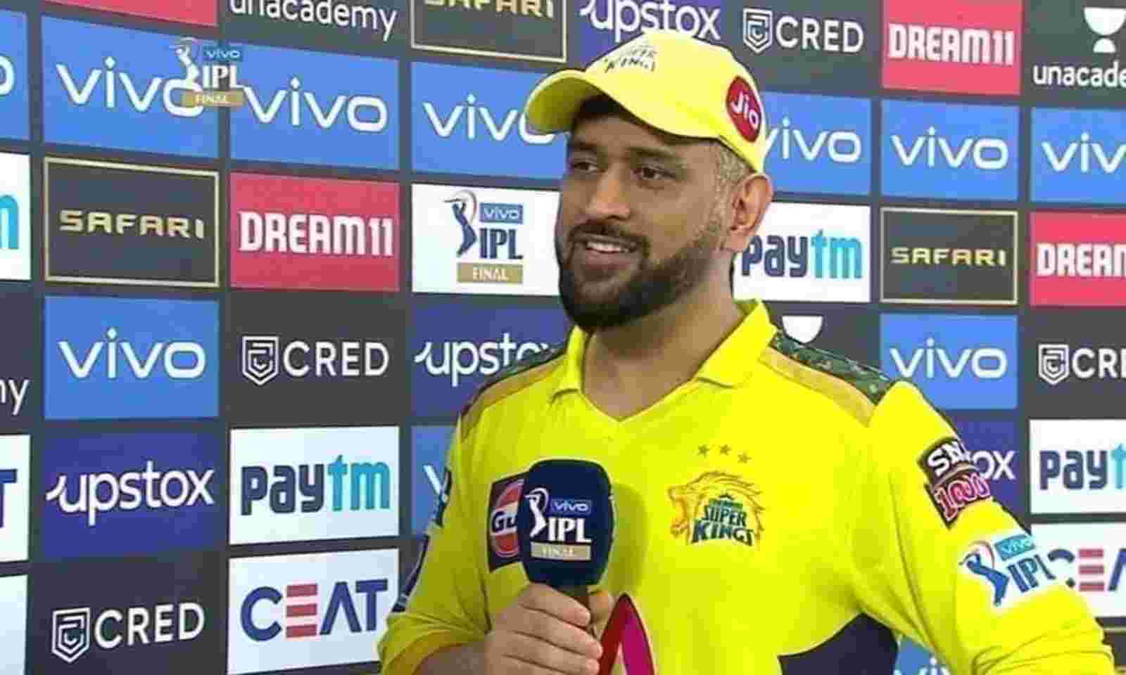 IPL 2021: MS Dhoni gives cheeky response to Harsha Bhogle after CSK beat KKR in final