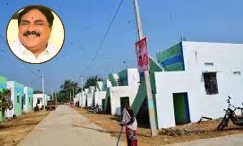 Minister Errabelli inaugurates 2BHK houses in Warangal