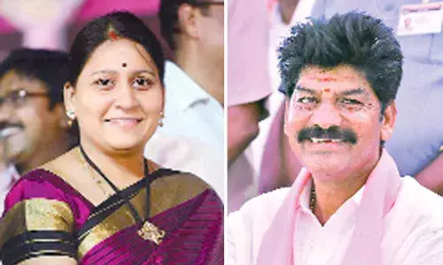 Maloth Kavitha, MP, Mahabubabad; Banoth Shankar Naik, MLA, Mahabubabad