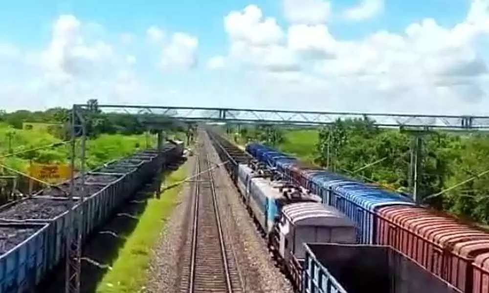 SCR rolls out 4 long-haul goods trains in Vijayawada