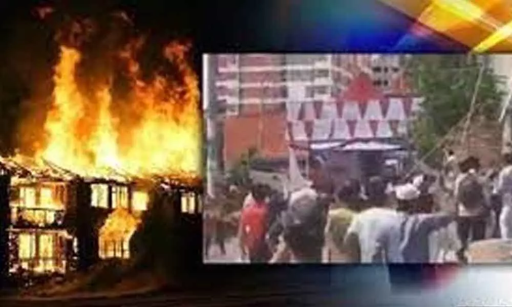 20 Hindu homes set on fire in Bangladesh