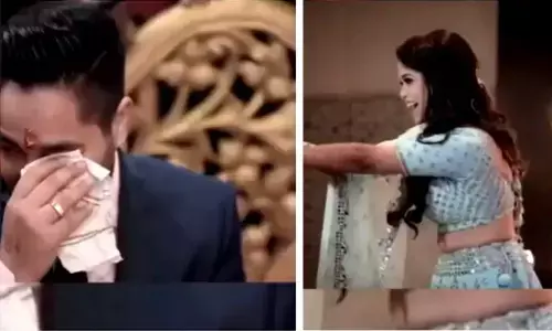 Groom teared up a little during his brides performance on Main Teri Ho Gayi.