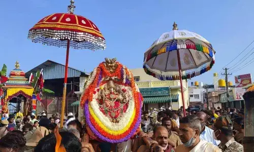 Annual car festival held at Chamundi Hill