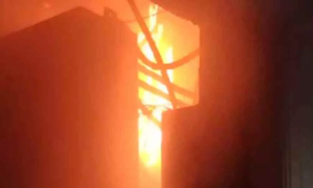 Minor fire breaks out in Gandhi Hospital