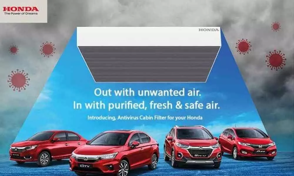 Honda Cars Gets New Anti-Virus Cabin Air filter for its Entire Model lineup