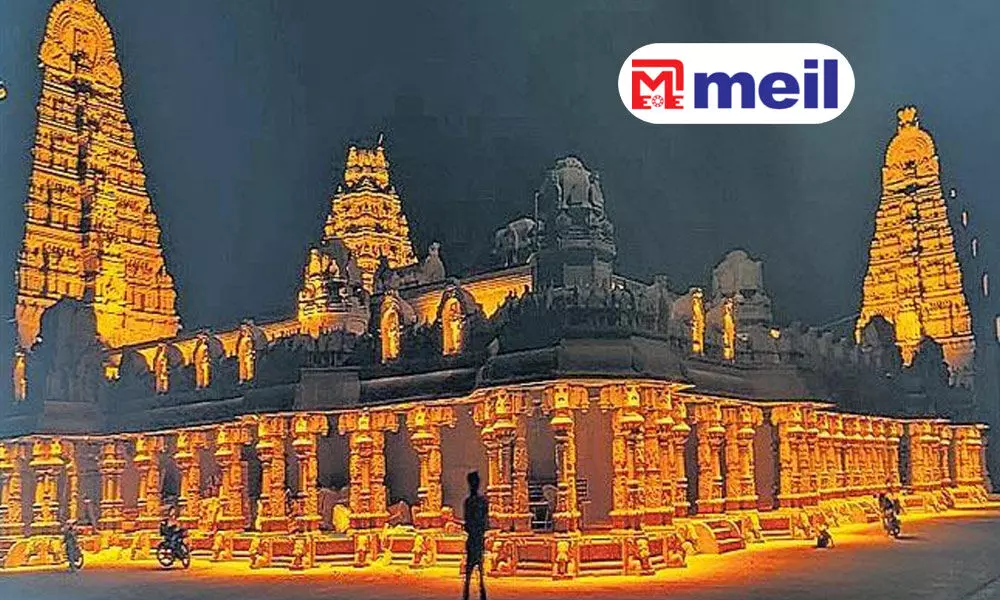 Megha Engineering to donate 6kg Gold to Yadadri Temple for gold plating