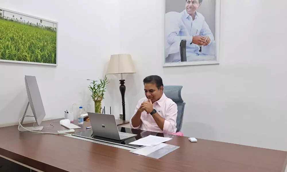 Information Technology and Industries Minister KT Rama Rao