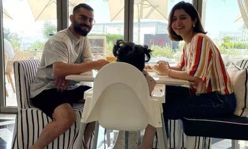 Virat, Anushka’s cute breakfast pic with daughter Vamika