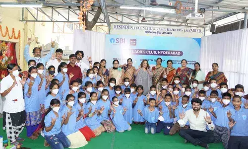 SBI Ladies Club holds medical & audiometry test camps