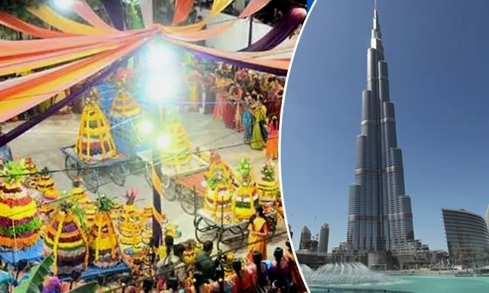 Telanganas Bathukamma festival to be screened on Dubais Burj Khalifa tomorrow