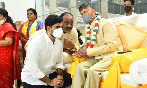 Lokesh dares CM, DGP on ganja smuggling from AP