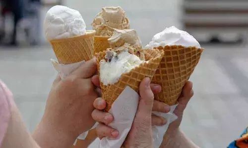 Ice cream parlour sealed for serving alcohol-mixed dessert