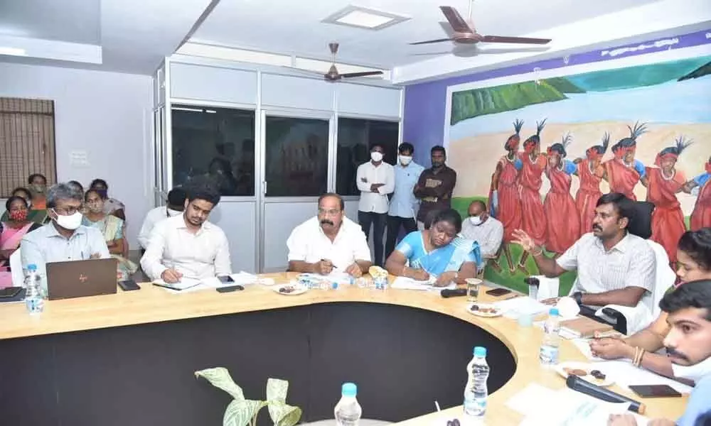 East Godavari district Collector Hari Kiran holding the Polavaram Level Monitoring Committee (PLMC) meeting in  Rajamahendravaram on Monday