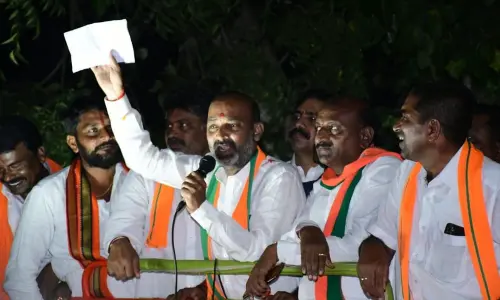 Oscar for ‘art of lying’ should go to KCR: Bandi Sanjay Kumar