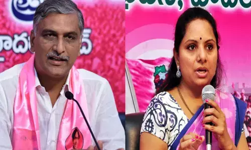 Harish Rao and Kalvakuntla Kavitha
