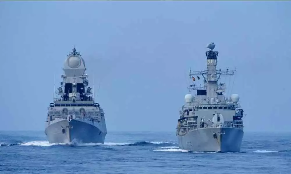 India, UK conduct mega tri-services wargame in Arabian Sea