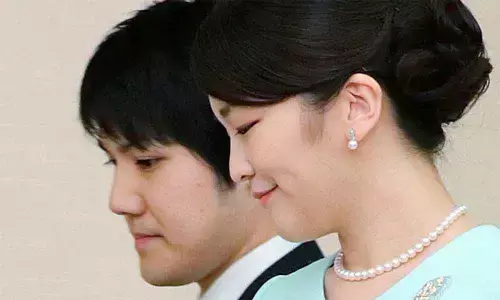 The couples engagement was first announced in 2017 Pic; AP