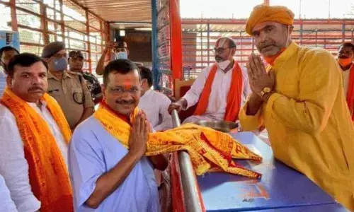 Kejriwal announces free Ayodhya travel for Delhis senior citizens