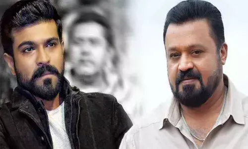 Ram Charan and Suresh Gopi