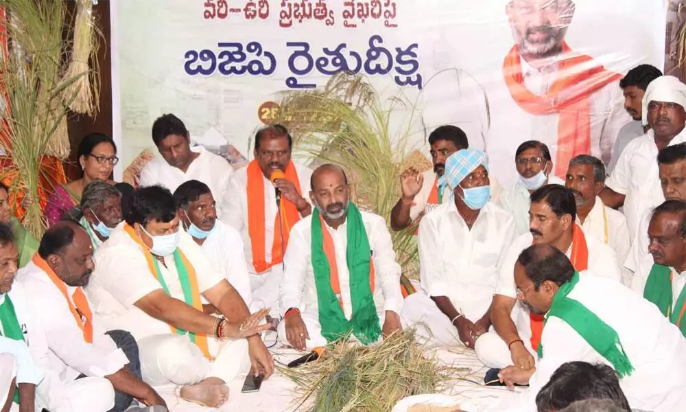 Prove Centre refused to buy paddy from TS: Bandi Sanjay Kumar to KCR