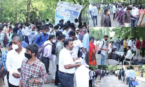 1,140 candidates shortlisted at NIMSME job mela; 47 given offer letters