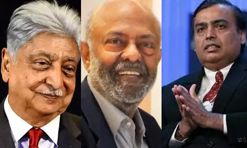 Azim Premji, Shiv Nadar, Mukesh Ambani