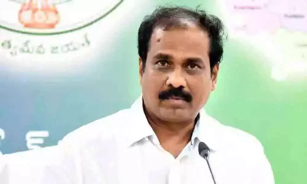 Minister for Agriculture K Kannababu
