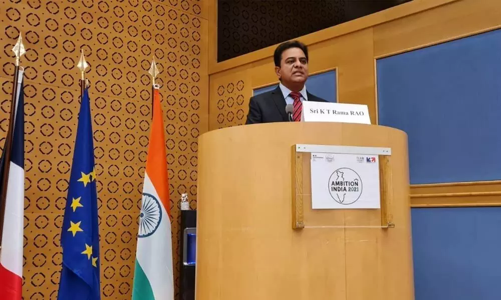 Information Technology and Industries Minister KT Rama Rao