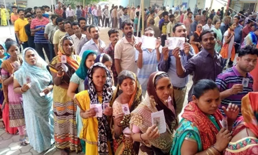Voting for 1 Lok Sabha, 3 Assembly seats in MP underway
