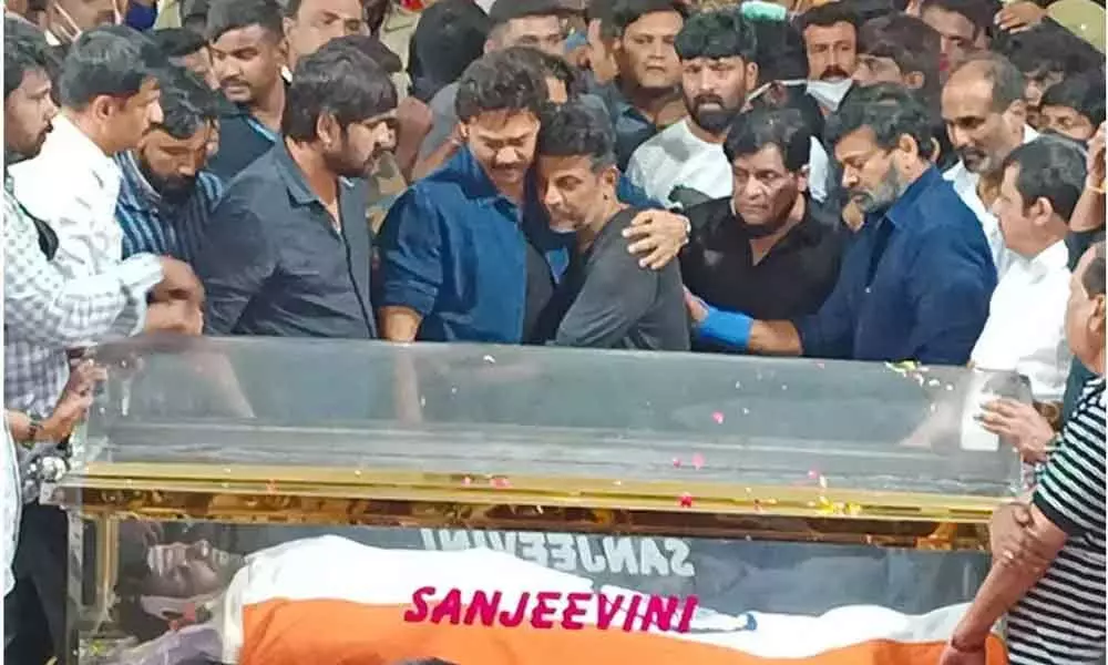 Tollywood celebrities paid respects to Puneeth Rajkumar