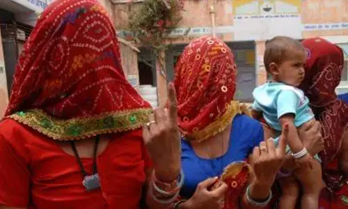 Voting on for Rajasthans Dhariyawad, Vallabhnagar Assembly seats