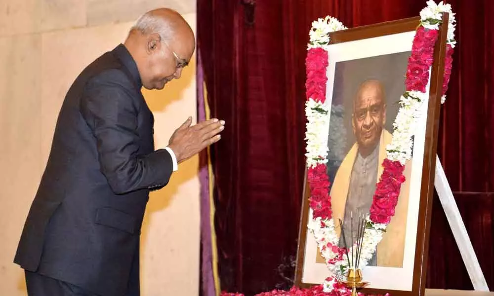 President Kovind pays tribute to Sardar Vallabhbhai Patel on his 146th birth anniversary