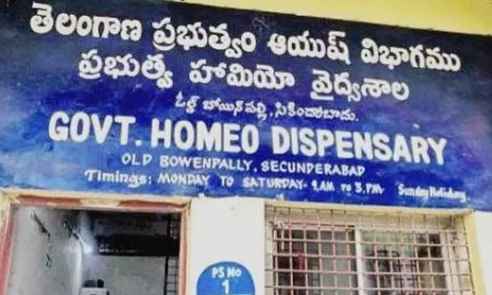 Homeo dispensary sans doctors, medicines