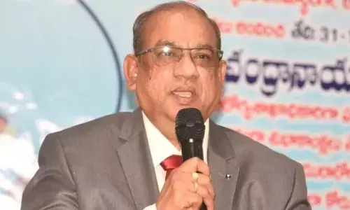 DMHO K C Chandra Nayak addressing a health awareness programme in Srikakulam on Sunday