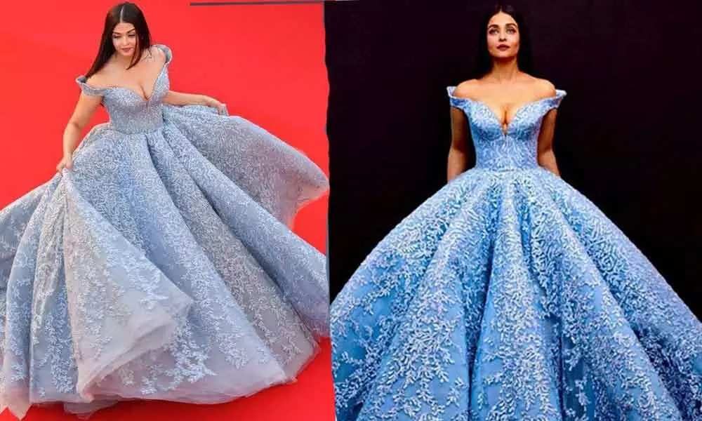 Aishwarya Rai Dazzles in Midnight Blue Elie Saab at Cannes